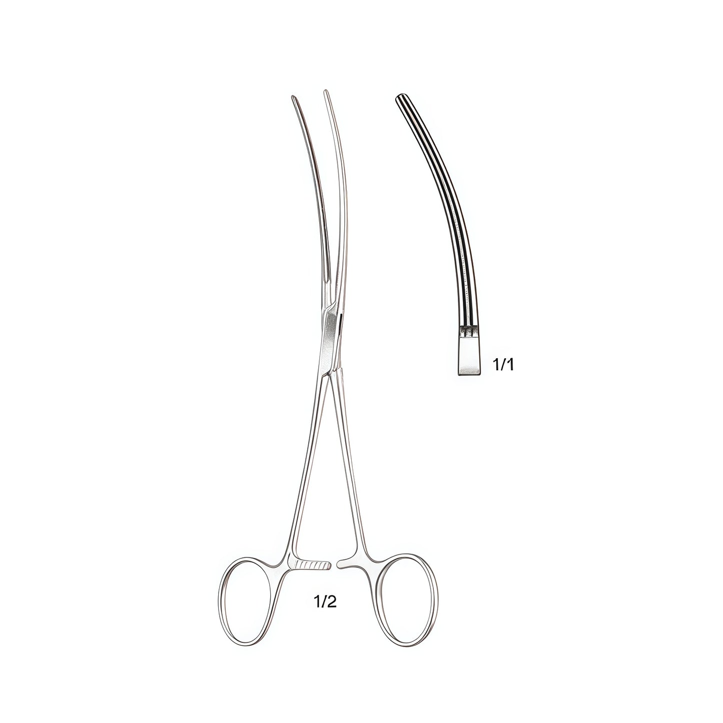 Bainbridge Curved Surgical Clamps – Precision Clamping for Vascular and Soft Tissue Surgeries
