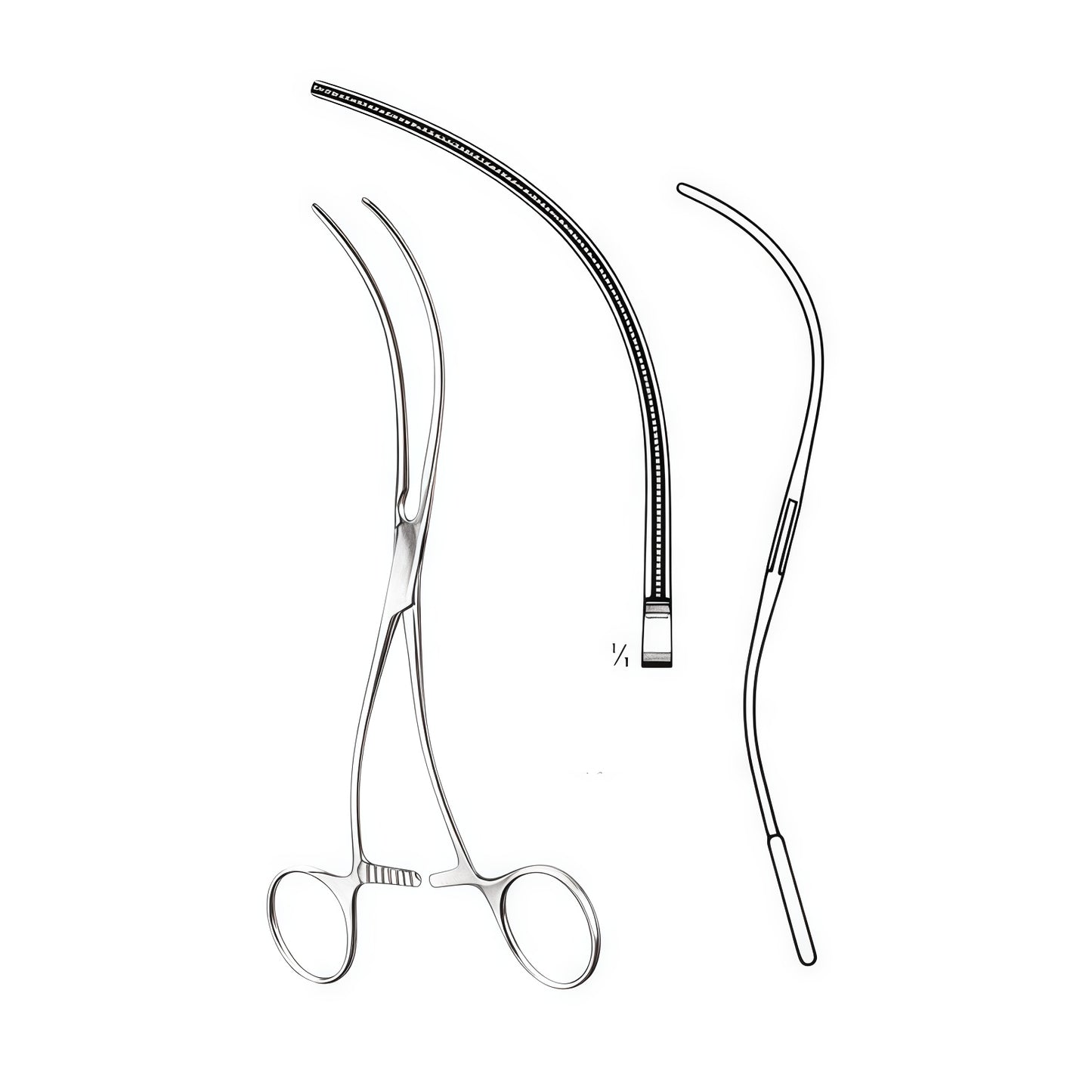 DeBakey Curved Forceps – Atraumatic Precision for Delicate Vascular Procedures