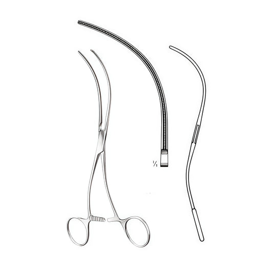 DeBakey Curved Forceps – Atraumatic Precision for Delicate Vascular Procedures